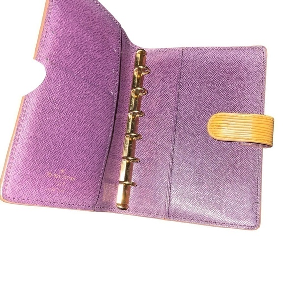 NOT FOR SALE! LOUIS VUITTON YELLOW EPI LEATHER SMALL RING AGENDA PM - Picture 4 of 9